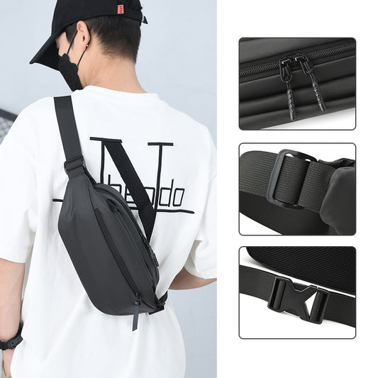 mens outdoor running multi functional large capacity casual waist bag