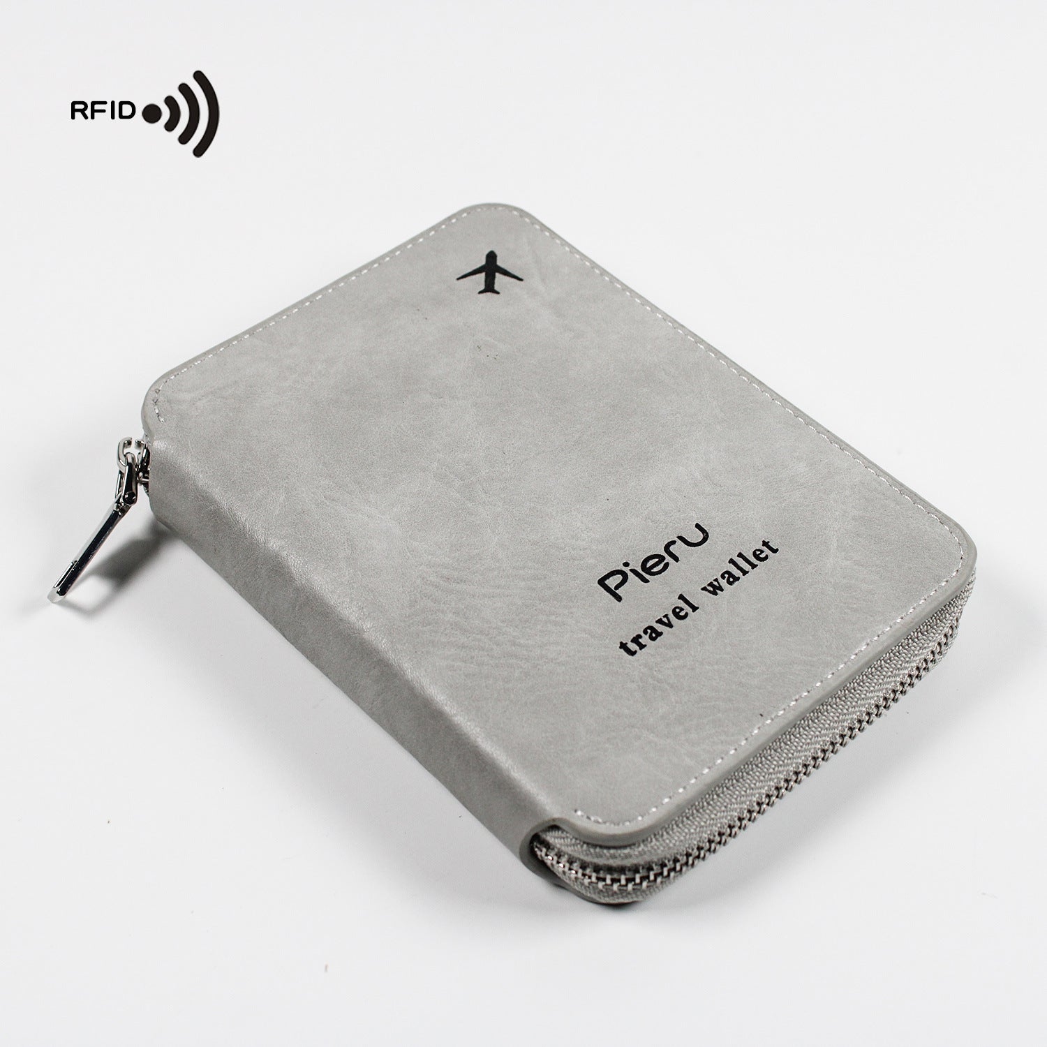 zipper passport holder multi functional rfid anti theft swiping outbound travel storage bag