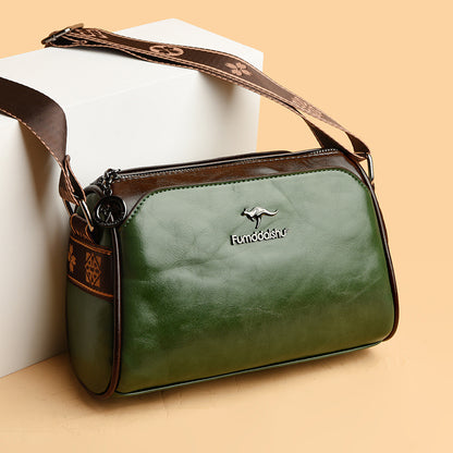 womens retro double sided pillow shoulder messenger bag