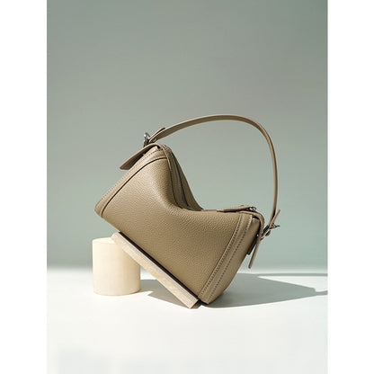 special interest design first layer cowhide portable simplicity all match shoulder crossbody boston bag