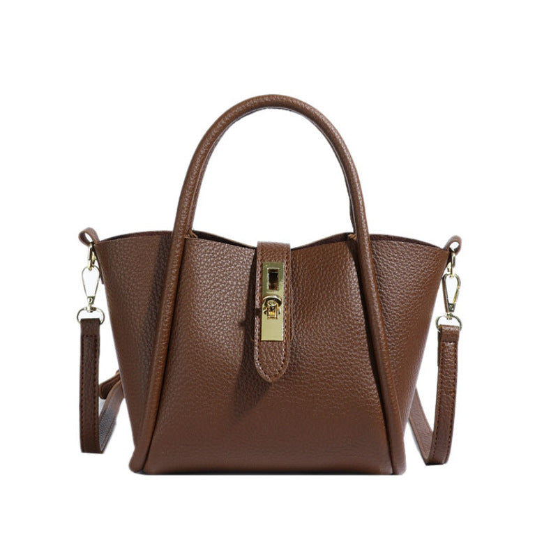portable bucket shoulder crossbody underarm bag
