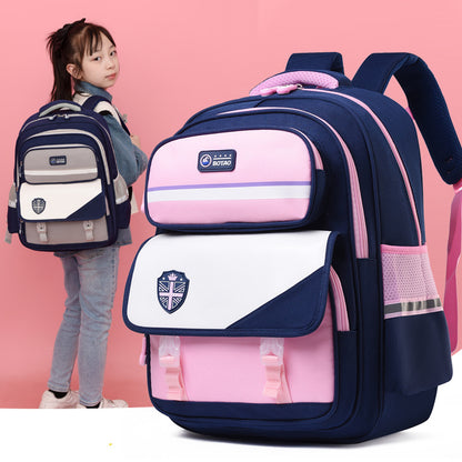 Backpack Large Capacity Boys And Girls Schoolbag