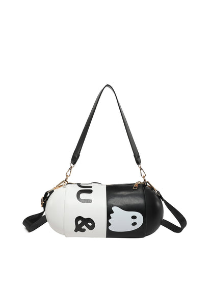 contrast color capsule shell womens bag crossbody