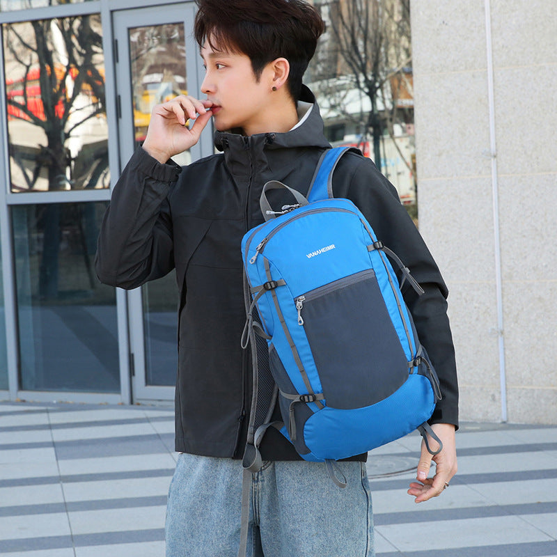 folding multifunctional portable outdoor mountaineering travel waterproof backpack