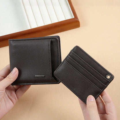 short wallet mens multi functional large capacity