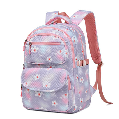 New Printed Schoolbag Three-piece Fashion Backpack