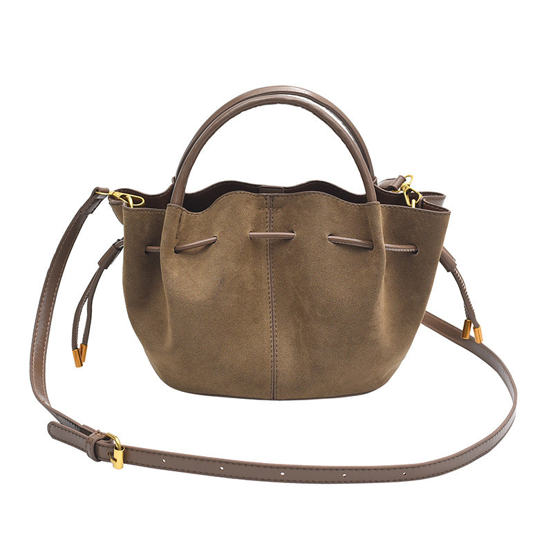 all match commute simple solid color crossbody womens bag