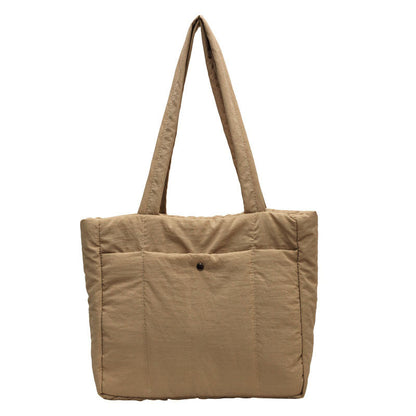 Korean Autumn And Winter Large Capacity Down Single-shoulder Bag