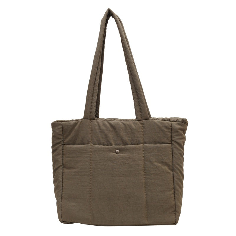 Korean Autumn And Winter Large Capacity Down Single-shoulder Bag