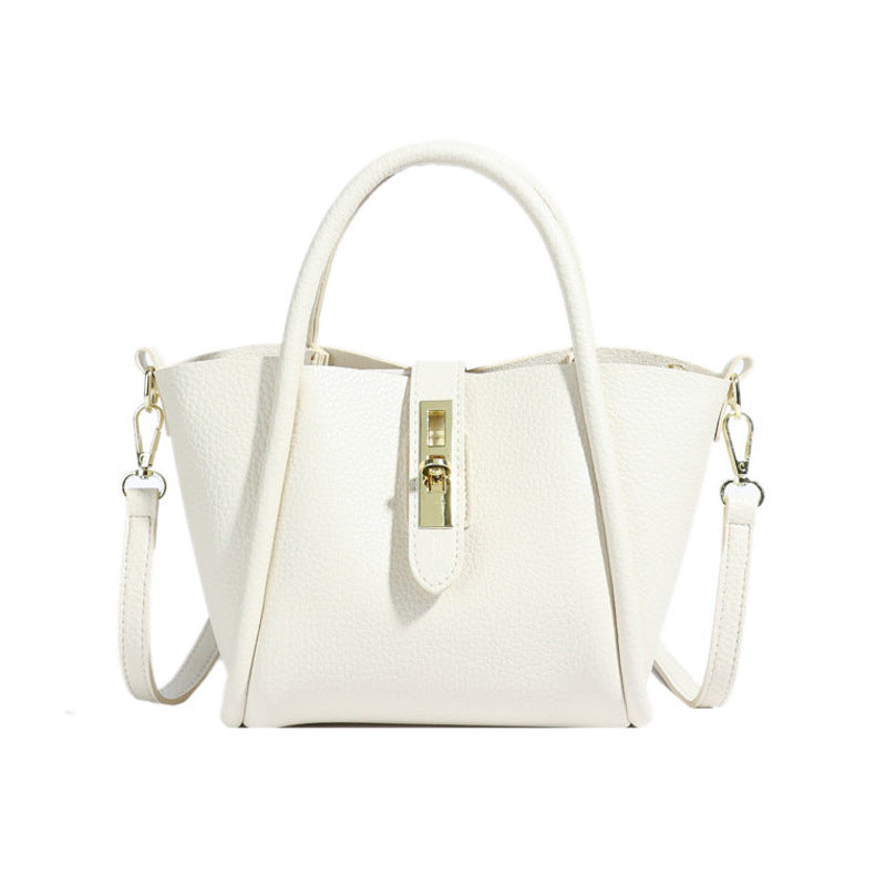 portable bucket shoulder crossbody underarm bag