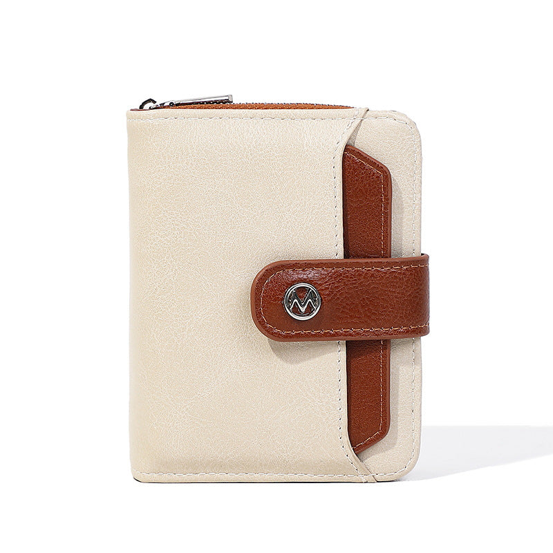 fashion clutch zipper hasp womens wallet