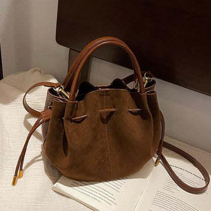 all match commute simple solid color crossbody womens bag