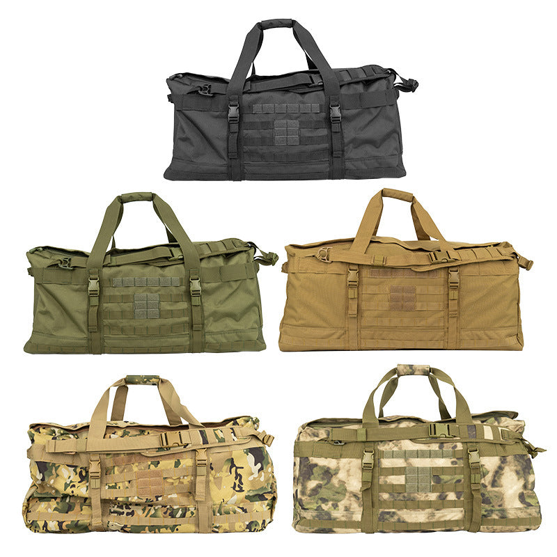large capacity tactical camouflage double shoulder backpack