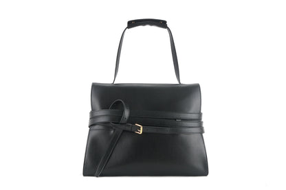 portable shoulder bag with buckle crossbody