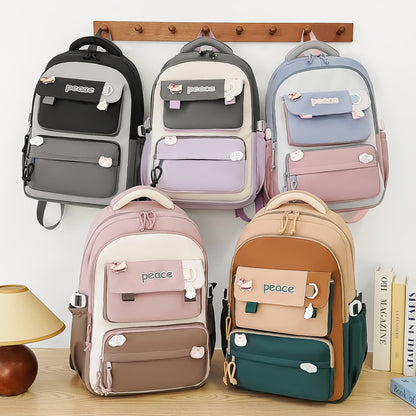 Women's Large Capacity Lightweight Simple Schoolbag