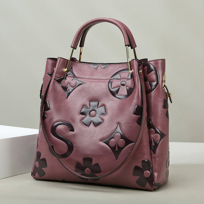 Lady Temperament Large Capacity Vintage Handbag