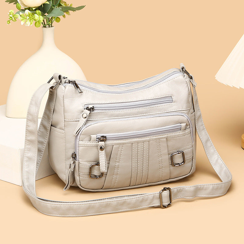 womens shoulder messenger bag versatile casual retro