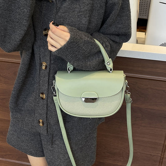 fashion portable small square bag womens simple retro