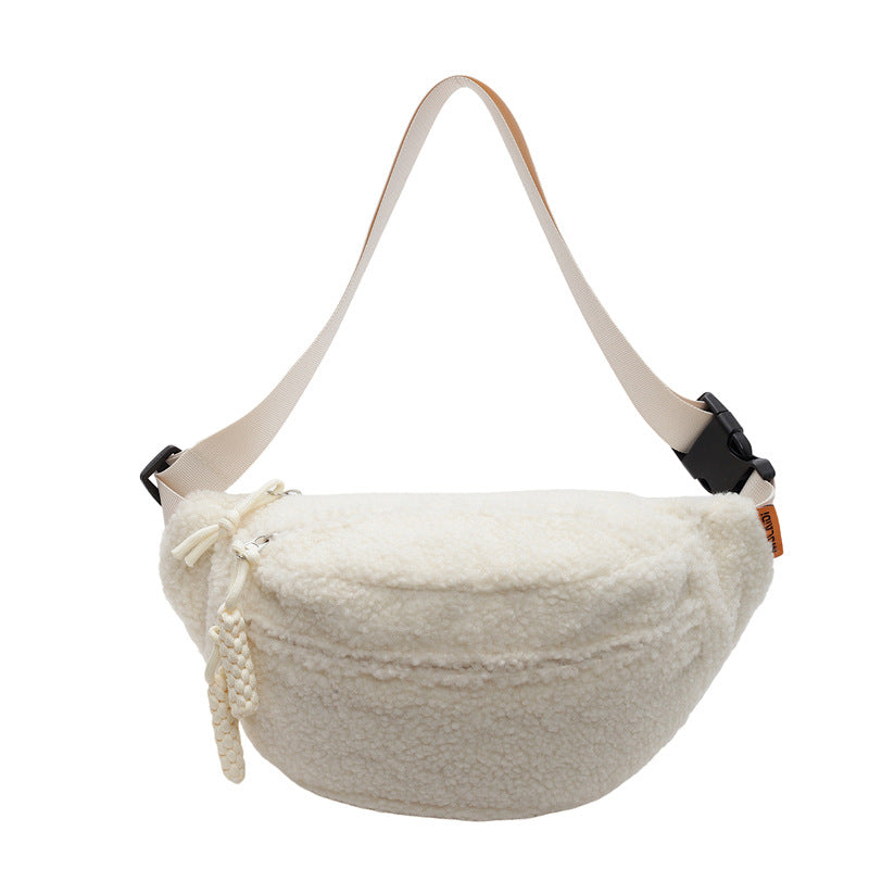 autumn and winter new plush crossbody bag large capacity