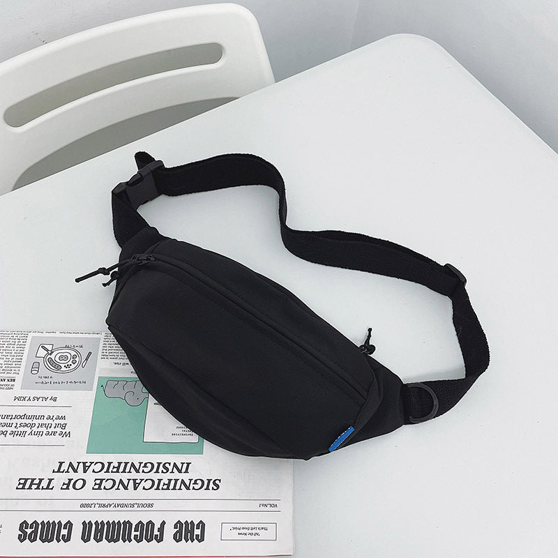 pure color all matching outdoor pocket new shoulder bag