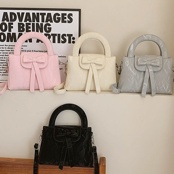 womens fashion bowknot shoulder bag