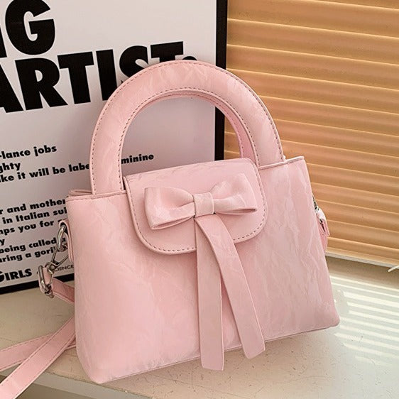 womens fashion bowknot shoulder bag