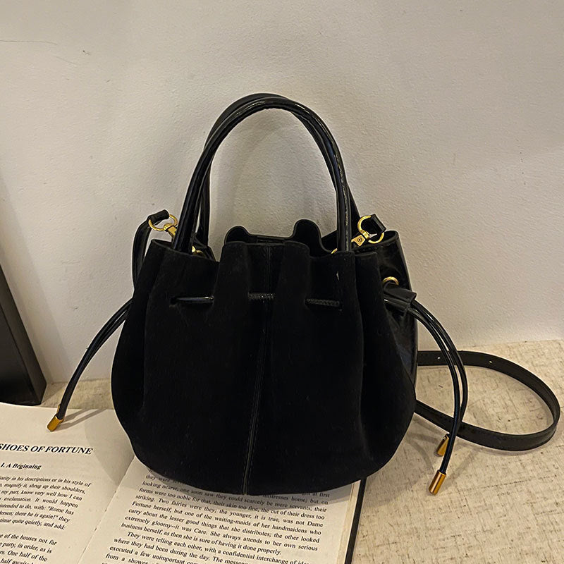 all match commute simple solid color crossbody womens bag