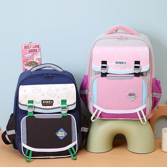 Schoolbag Burden Reduction Spine Protection Lightweight And Large Capacity Backpack
