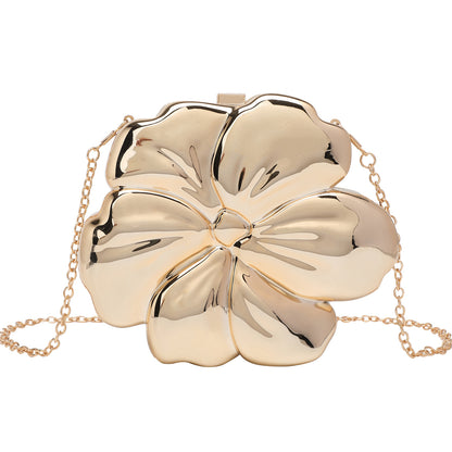 flower womens clutch chain crossbody bag fashion