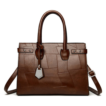 new solid color zip one shoulder crossbody bag