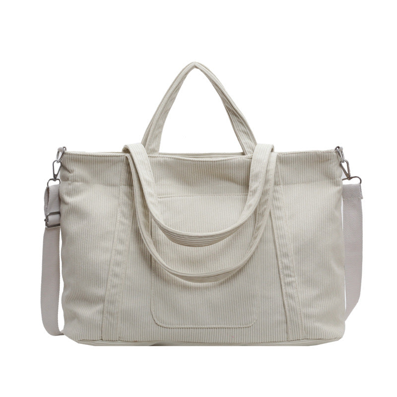 Fashion Personality Large Capacity Corduroy Bag Women