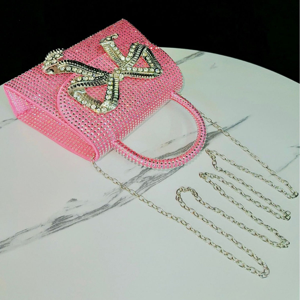 rhinestone banquet full diamond shoulder crossbody womens bag