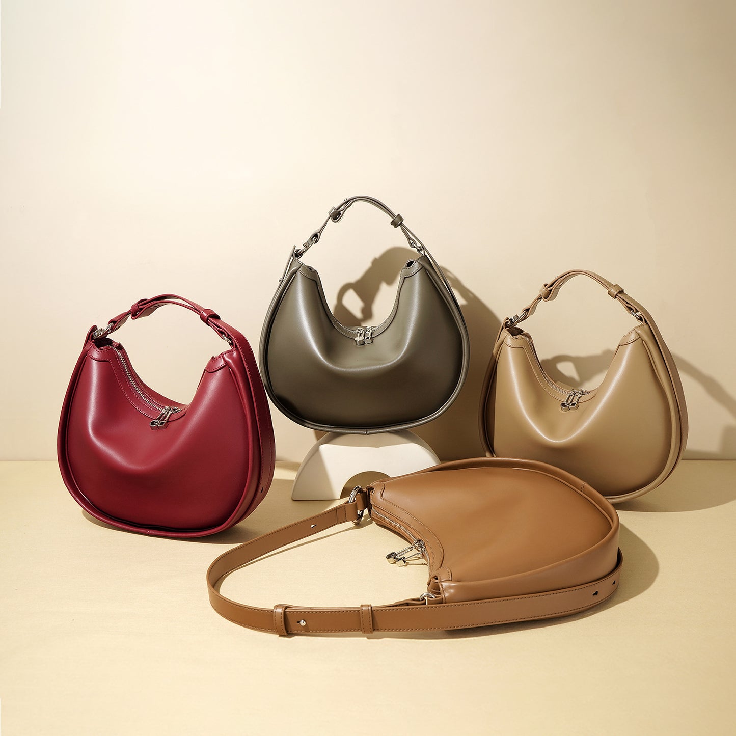 womens leather handbag special interest design high grade