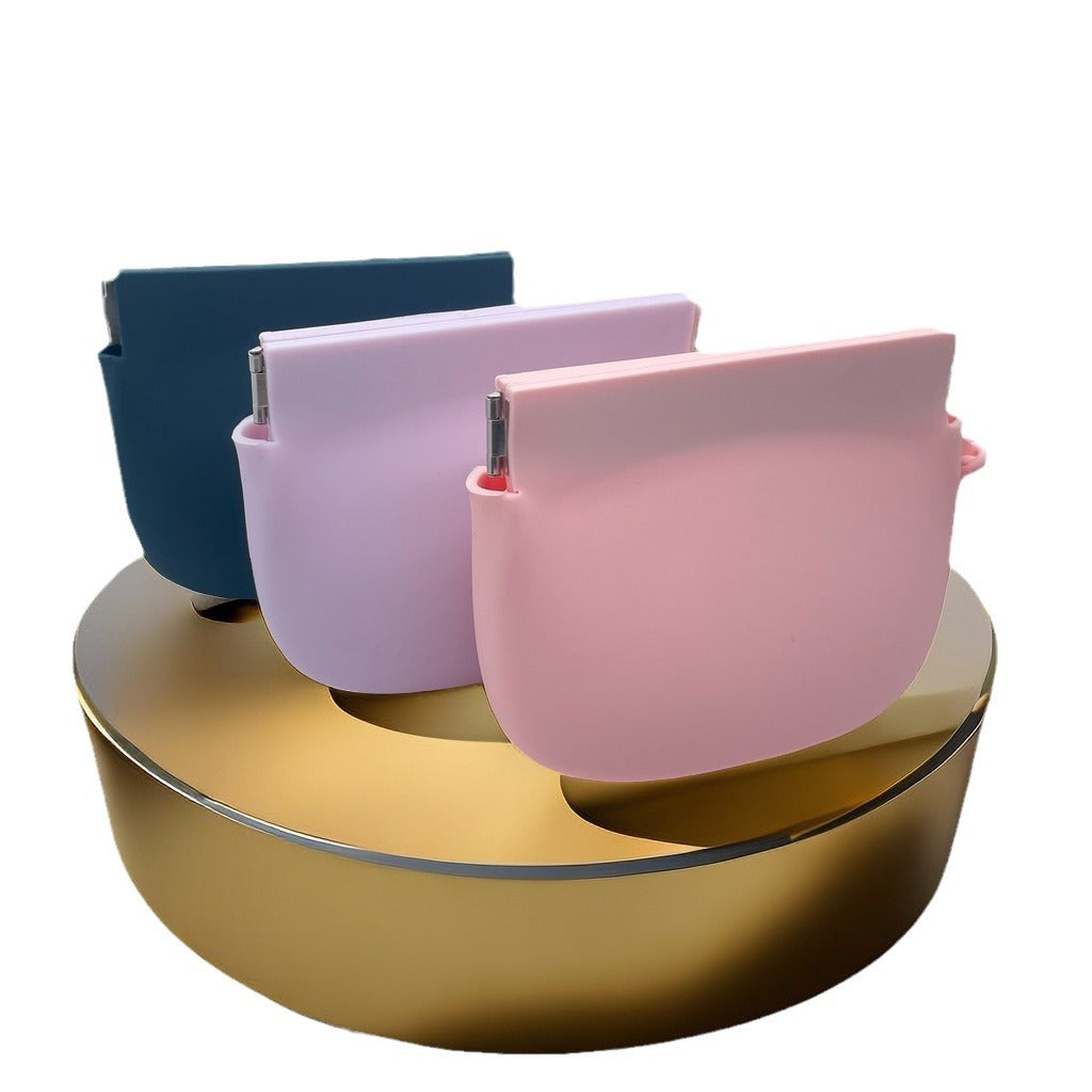 Silicone Shrapnel Coin Purse Zipper Coin Buggy Bag