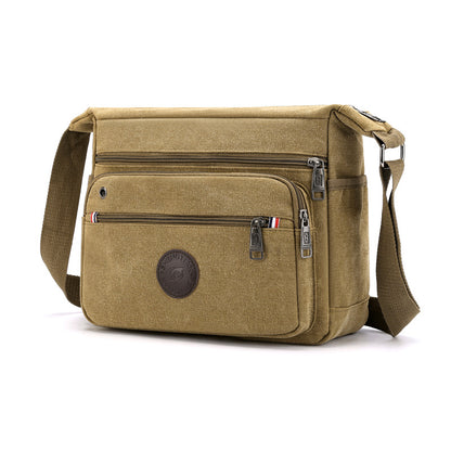 new canvas mens shoulder messenger bag