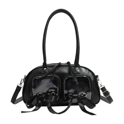 Bowknot Underarm Bag Portable Shoulder Bowling Pillow Bag
