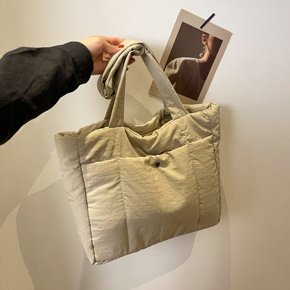 Korean Autumn And Winter Large Capacity Down Single-shoulder Bag
