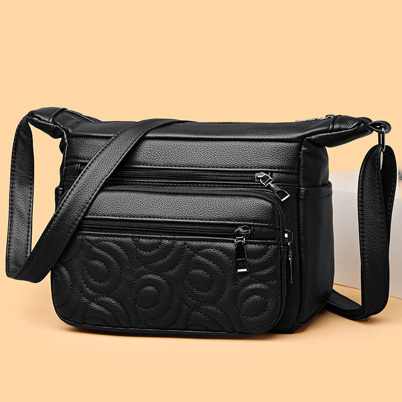 new high grade embossed casual fashion all matching shoulder messenger bag