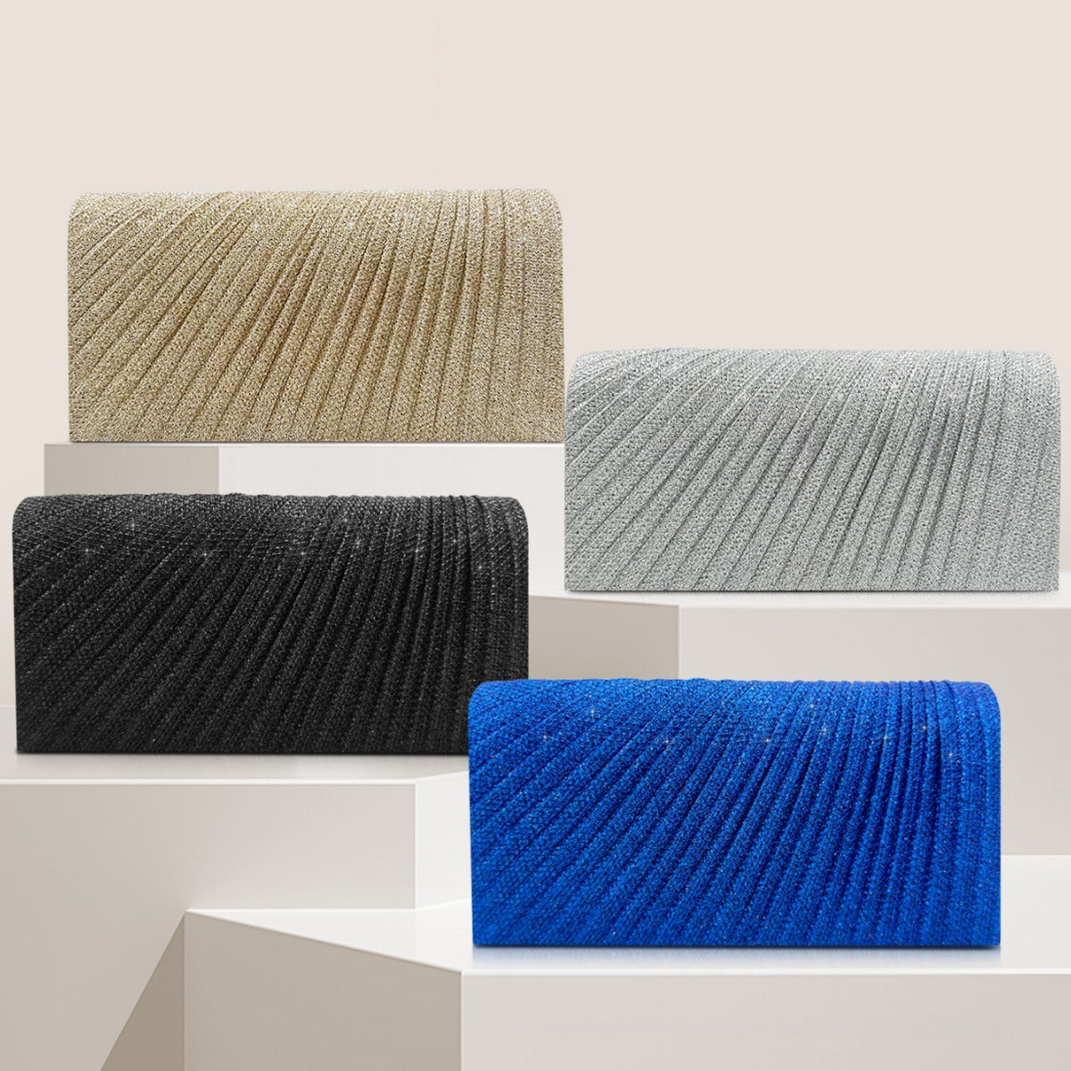 Pleated Party Dinner Bag