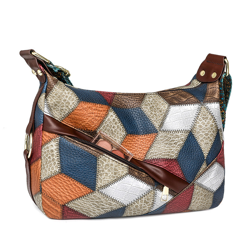 new soft leather cross body bag large capacity