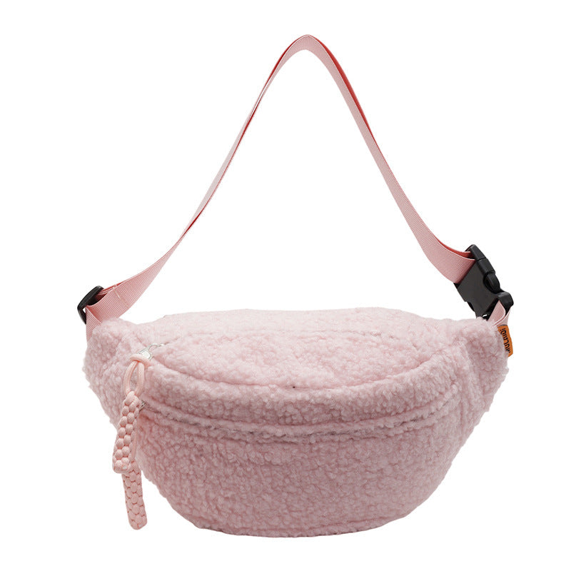 autumn and winter new plush crossbody bag large capacity