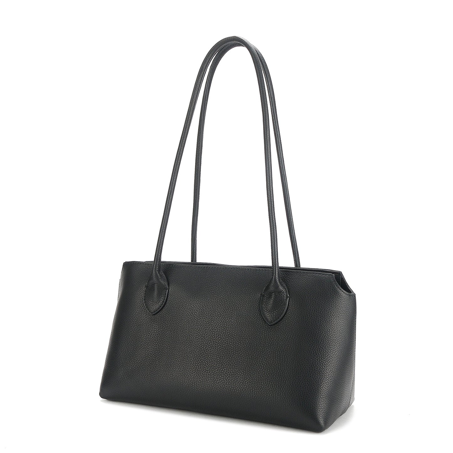 Leather Tote Large Capacity Underarm Bag Cowhide Handbag Women