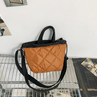 casual bag girls crossbody bag all match advanced sentong qin diamond quilted handbag