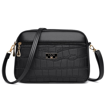 spring new simple high grade light luxury all match messenger bag