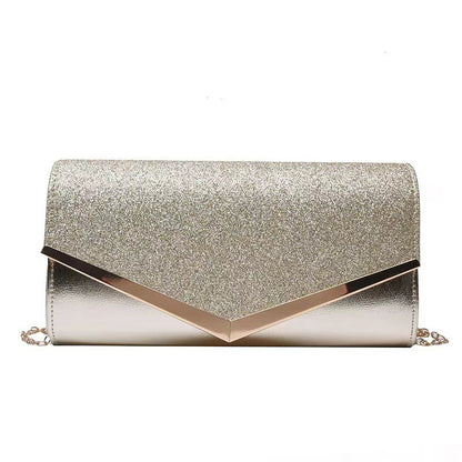 stitching dinner sequin crossbody evening gift bag