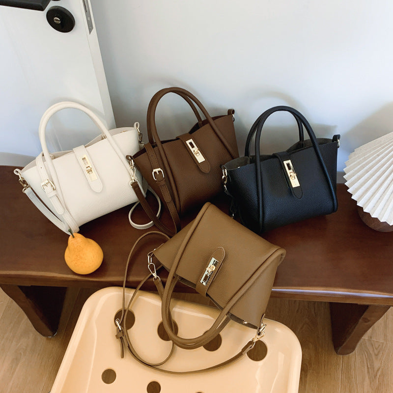 portable bucket shoulder crossbody underarm bag