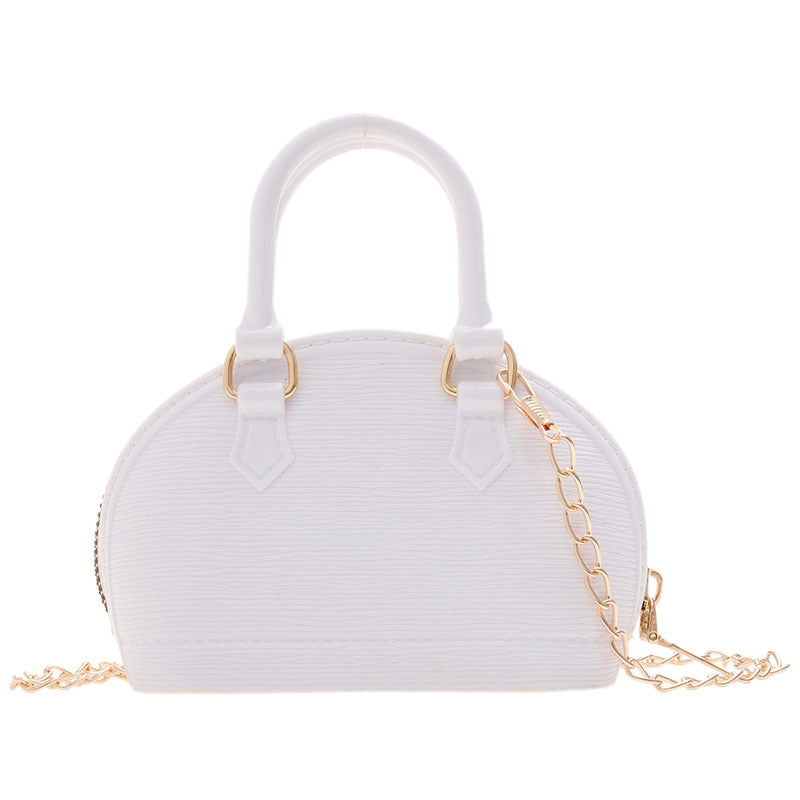 womens shell crossbody chain handbag