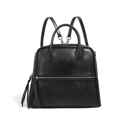 Light Luxury Leather Women's Bag Large-capacity Backpack Shoulder Bag