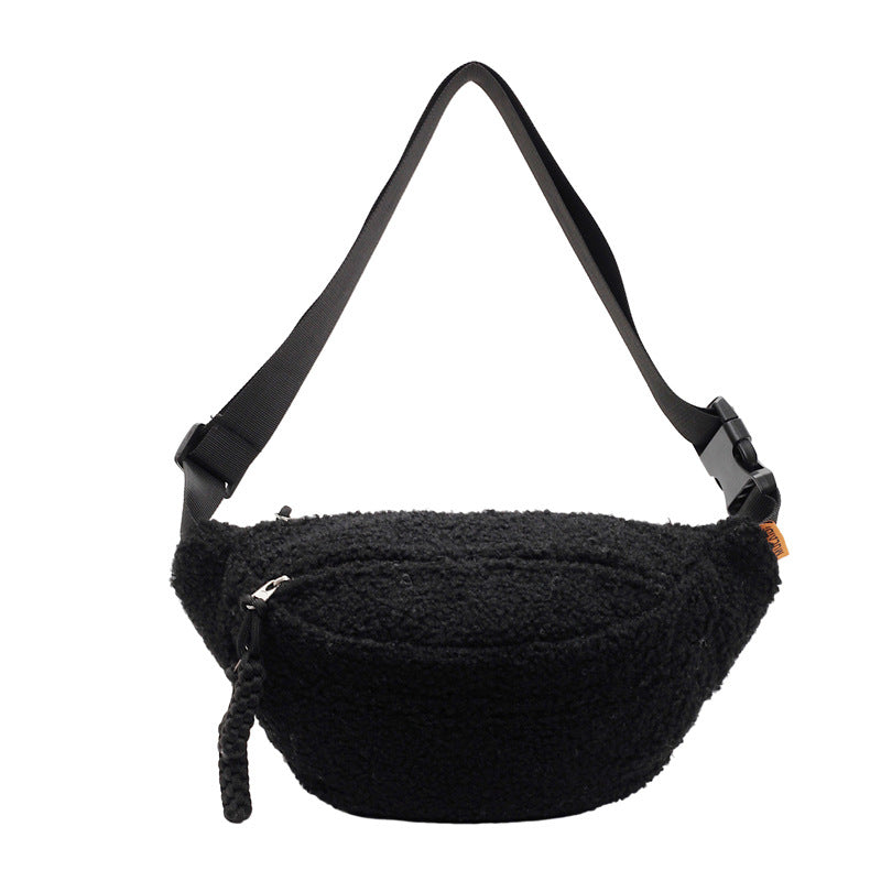 autumn and winter new plush crossbody bag large capacity