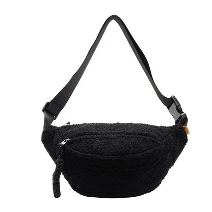 autumn and winter new plush crossbody bag large capacity
